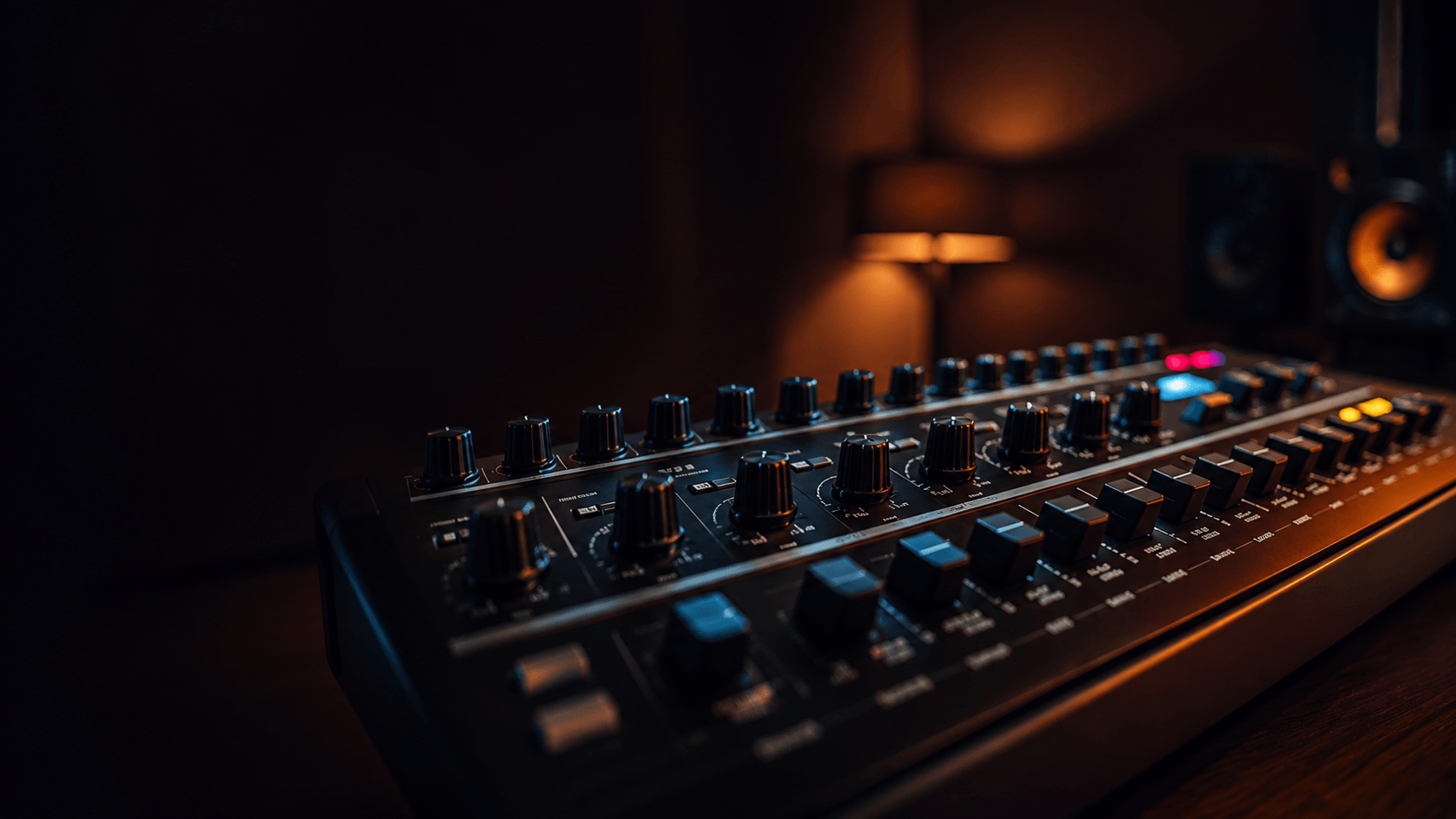 Equipamento profissional de controle e processamento de áudio